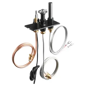 VEVOR Gas Pilot Assembly,  OE 69L17, 69L1701, 904405, J4117, 108084-02 Fireplace Gas Pilot Assembly Kit, Natural Gas Ignition Replacement, Compatible with Lennox, Superior, Astria Models, Black