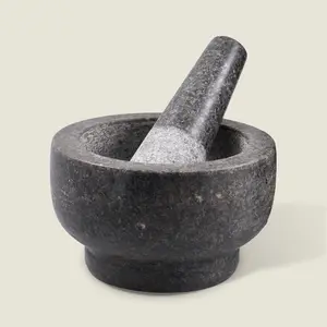 Cole & Mason Silver Granite Mortar & Pestle 5" - 4lb