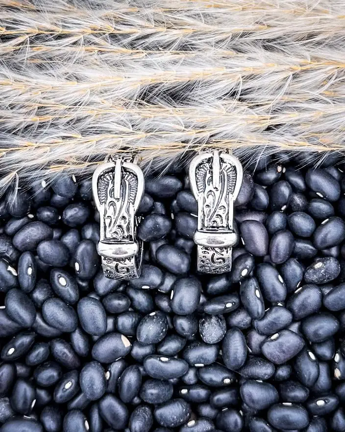 Bronc Belt Hoop Fashion Earrings