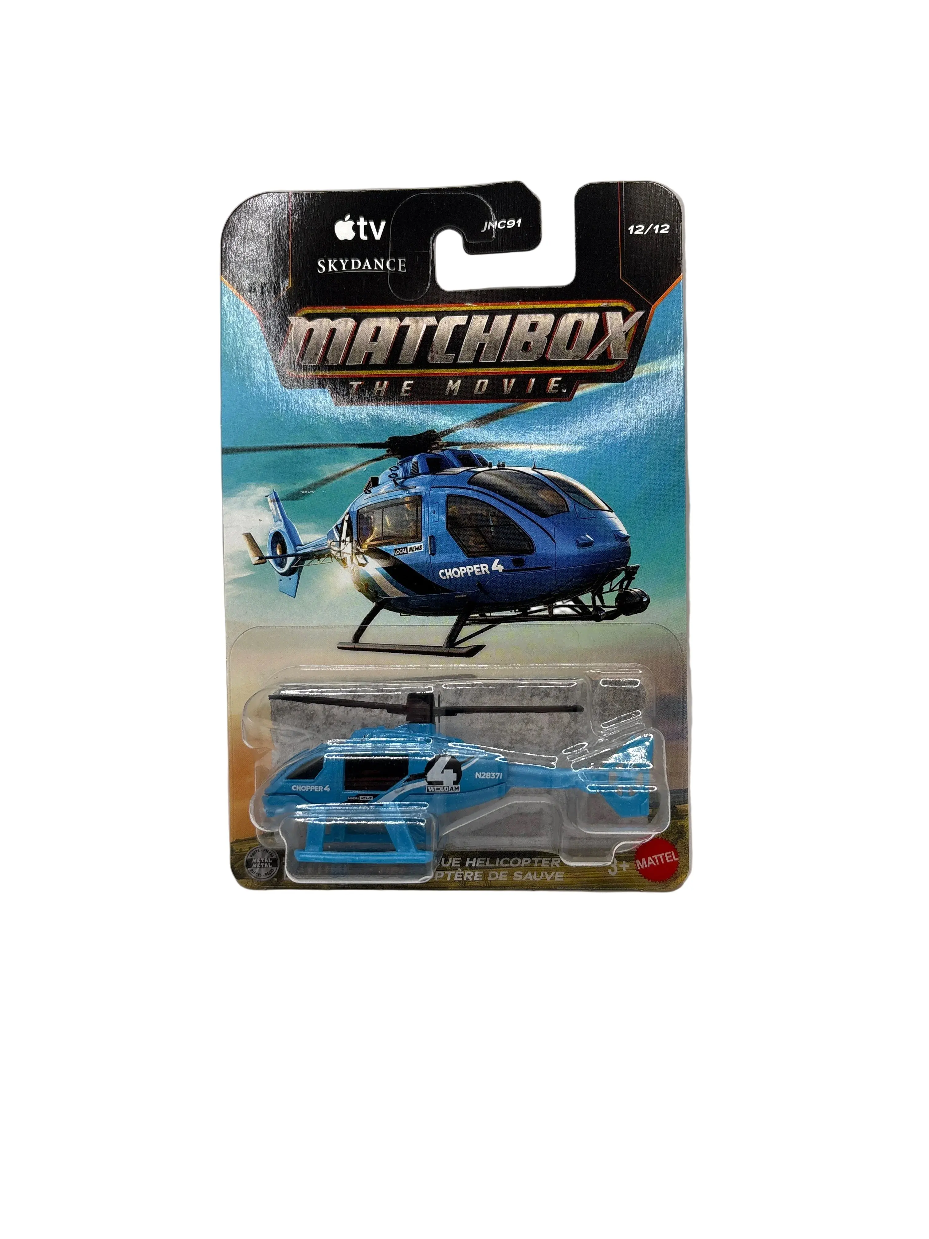 Matchbox MBX Rescue Helicopter Diecast blue