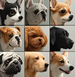 Personalized 3D Felt Cat Memorial Frame - Custom Pet Portrait Gift for Cat Lovers & Dog Owners - Made-to-Order Handcrafted Keepsake