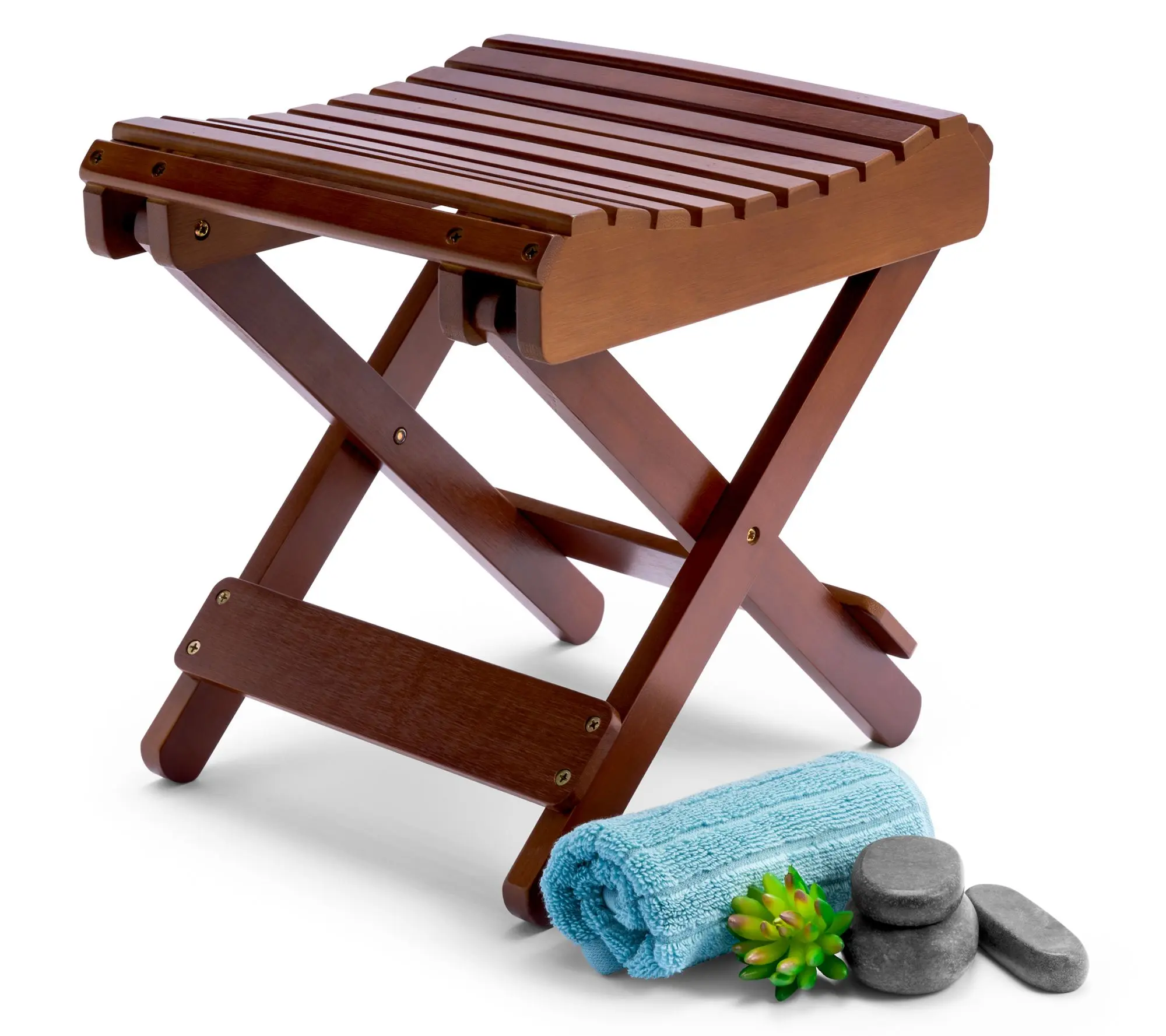 Sorbus Bamboo Folding Step Stool Bench, Showerand Bath Chair Sorbus Bamboo Folding Step Stool Bench, Showerand Bath Chair