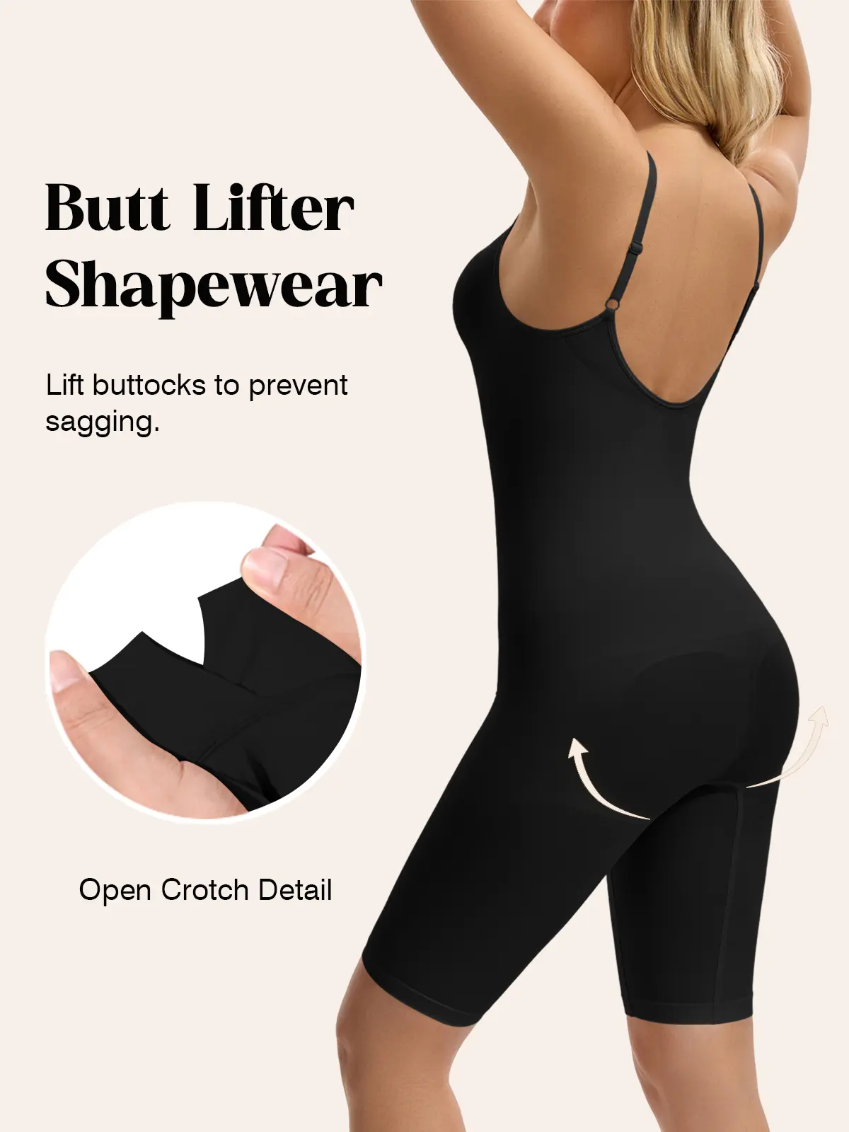 Imily Bela Womens Magic Shapewear - High Waisted Elastic Body Shaper | Invisible Under Clothes