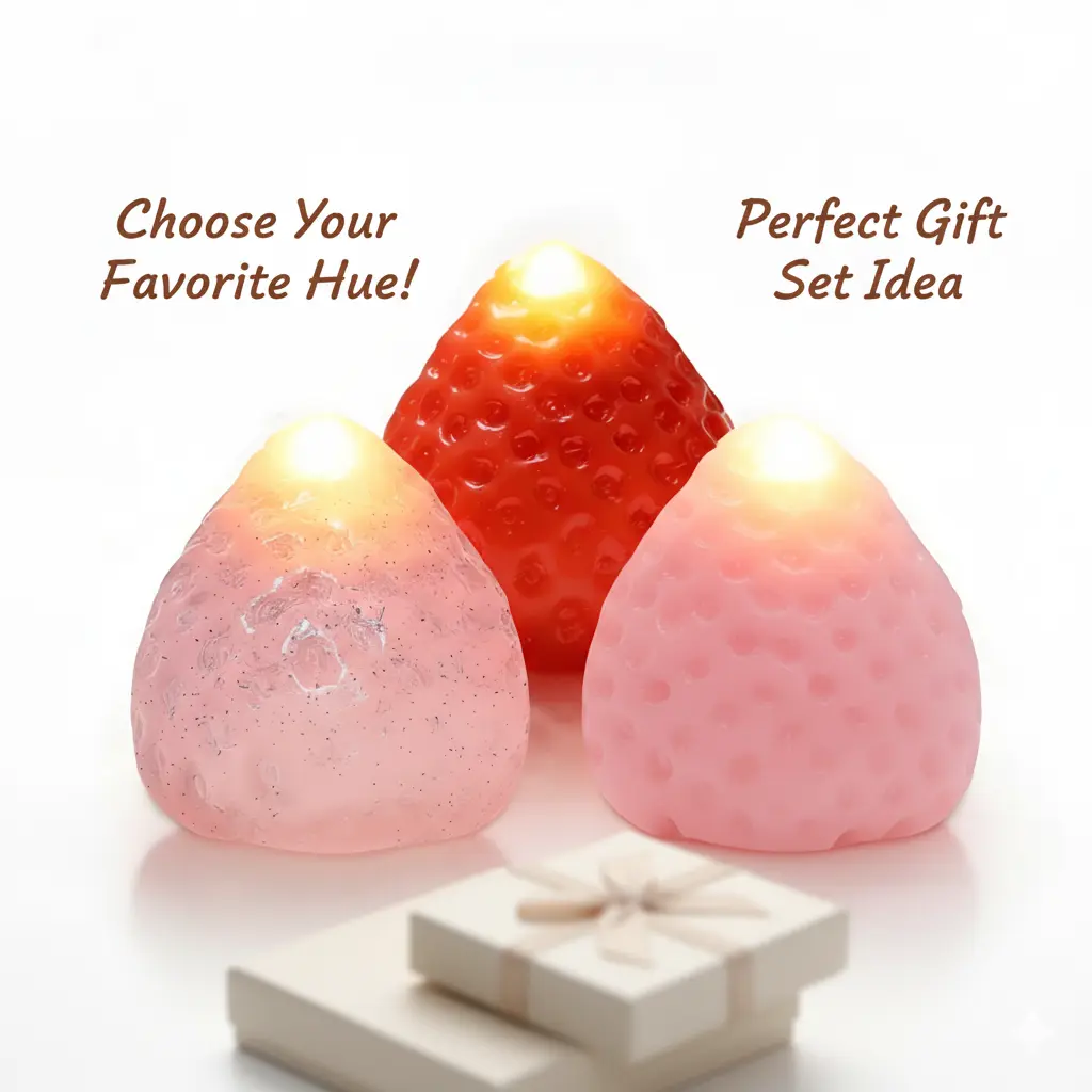 Safe Non‑Toxic Strawberry Squeeze Toy Stress Relief Squishy Toy, Random Style with Rare Hidden Surprise, , Only Official Authorized Store on TikTok