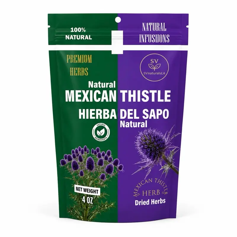 Natural Premium Herbs Natural Mexican Thistle Hierba Del Sapo 4 Oz Dried Herbs 100% Natural Infusions