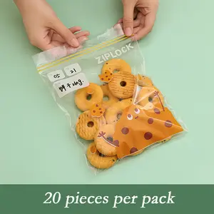 Reusable aluminum foil sealed storage bags, reusable vacuum zipper bags, upright aluminum foil sealed bags, with labels and zipper locks, suitable for both travel and business trips sealable portable vegetable fruit meat freezer zip