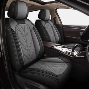 Faux Leather Full Set Car Seat Covers, Fit for Hyundai Kona 2018-2025, 2026, Automotive Interior Cushion Covers for 2/5 Passenger Vehicles