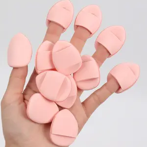 Finger Puff Set 10-30-50-100 Pieces, Makeup Puffs, Latex-Free Mixed Sponge for Liquid Foundation, Concealer, Suitable for All Skin Types