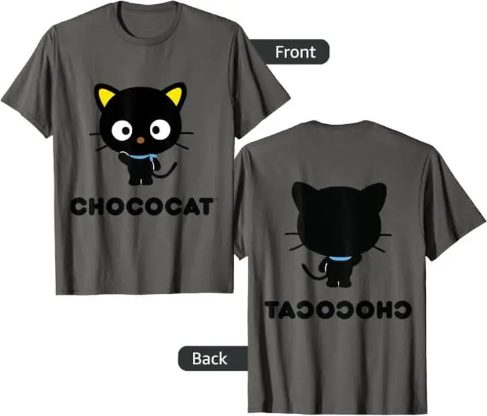 Chococat Character Front and Back T-Shirt Small