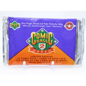 1991 Upper Deck Comic Ball 2 Baseball Foil Pack (12 Cards)