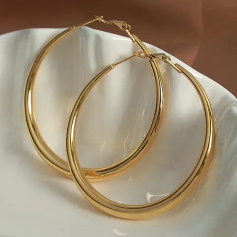 Minimalist Hoop Earrings, Stylish Jewelry, Statement Minimalist Hoops, Jewelry for Women for Party, Daily Clothing Decor, All-match Jewelry for Birthday Gift, Earrings, Jewelry Accessories