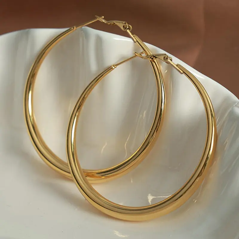 Minimalist Hoop Earrings, Stylish Jewelry, Statement Minimalist Hoops, Jewelry for Women for Party, Daily Clothing Decor, All-match Jewelry for Birthday Gift, Earrings, Jewelry Accessories