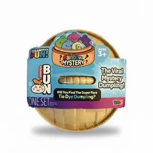 Rainbow mystery squishy bun shimmering starlight dumpling/ stuffed bun dumpling /golden glitter