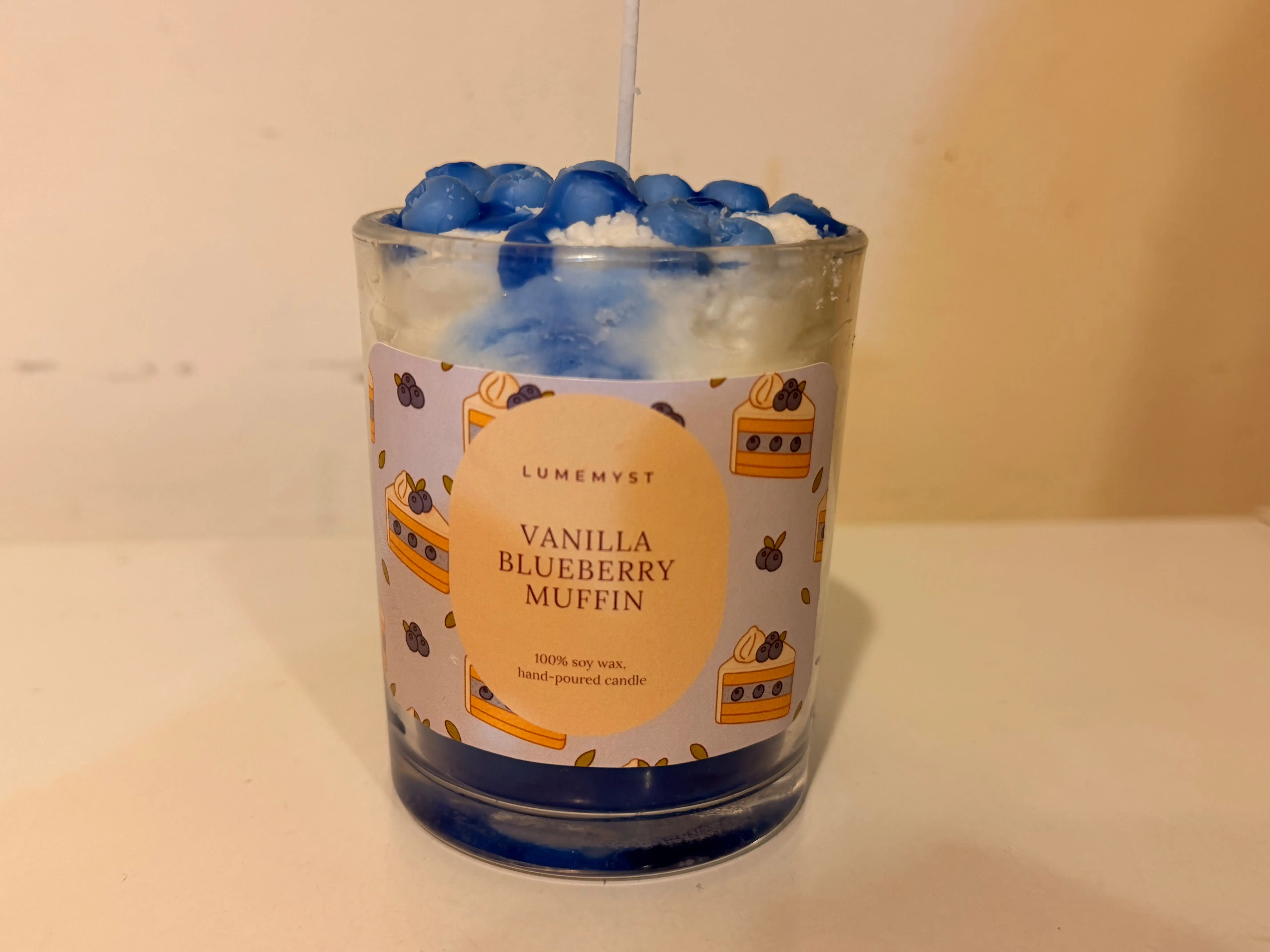 vanilla blueberry muffin