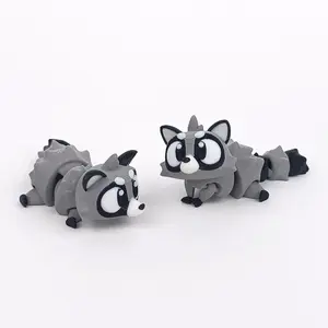 Raccoon Articulated 3D Printed Fidget Figure