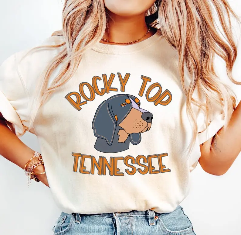 R0cky Top Tennessee F0.tball Shirt - Smokey Vols F0.tb@ll Fan Shirt - Tennessee Fall Preppy Mascot Sweater