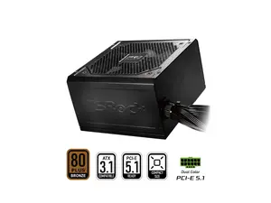 ASRock PRO Series PRO-850B 850 W ATX 3.1 Compatible 80 PLUS BRONZE Certified Power Supply