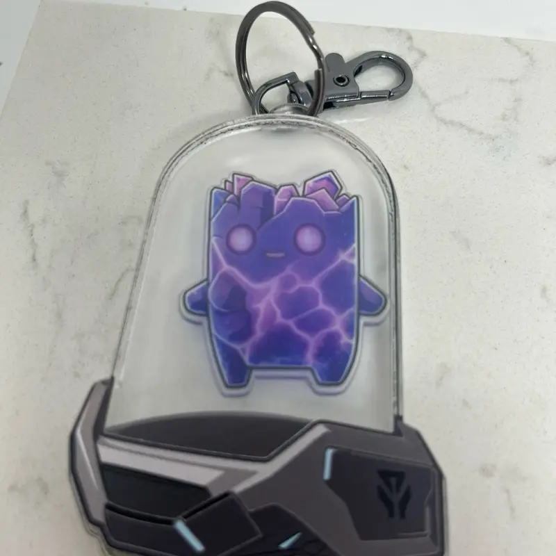Fortnite-Inspired Encapsulated Sprite Keychains