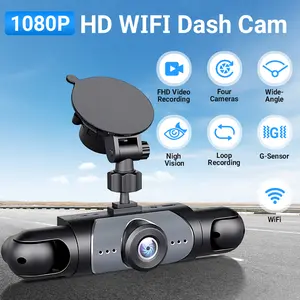 Upgrade to 4-Lens Tech!  Built-in 32GB, WiFi App control & IPS Screen. The smartest Dash Cam of 2026.