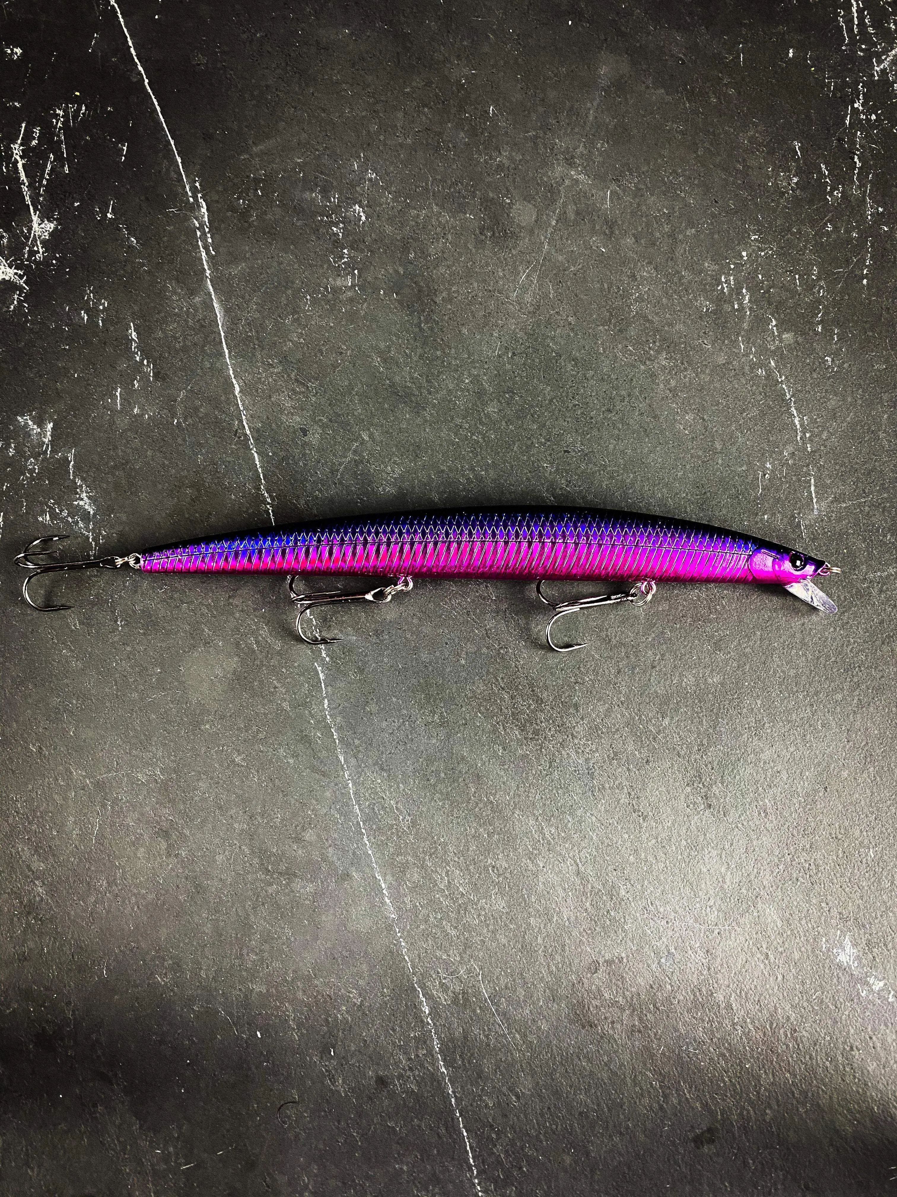 Extra Large Crankbait Floating Minnow for Musky, Northern and Bass Fishing - 7.09in Length, 0.80oz Weight