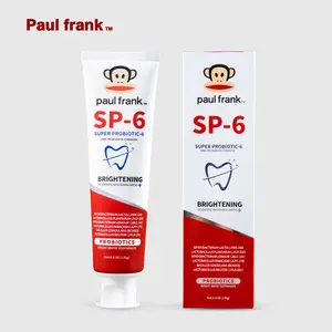Paul Frank Gentle Whitening Toothpaste: Removes daily stains; its gentle formula is suitable for daily oral care and contains no harsh abrasives.