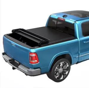 YITAMOTOR 6 ft Soft Tri-fold Truck Bed Tonneau Cover Compatible with 2015-2022 Chevy Colorado/GMC Canyon Fleetside 6 Feet Bed Heavy Duty Material Easy Installation Car Protector