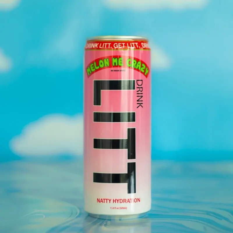 DRINK LITT MELON ME CRAZY - Pure & Real Electrolyte Hydration Drink - Naturally Loaded with Electrolytes - No Sugar Added - 12 PACK