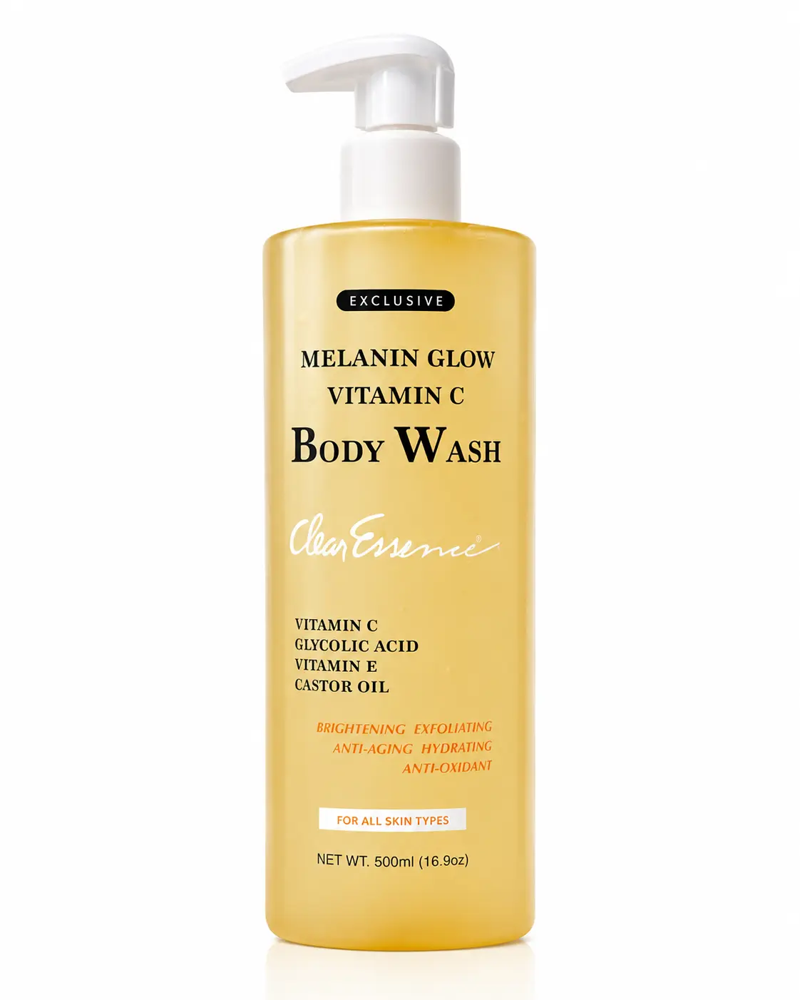 Melanin Glow Vitamin C Body Wash Body Care Cleanser