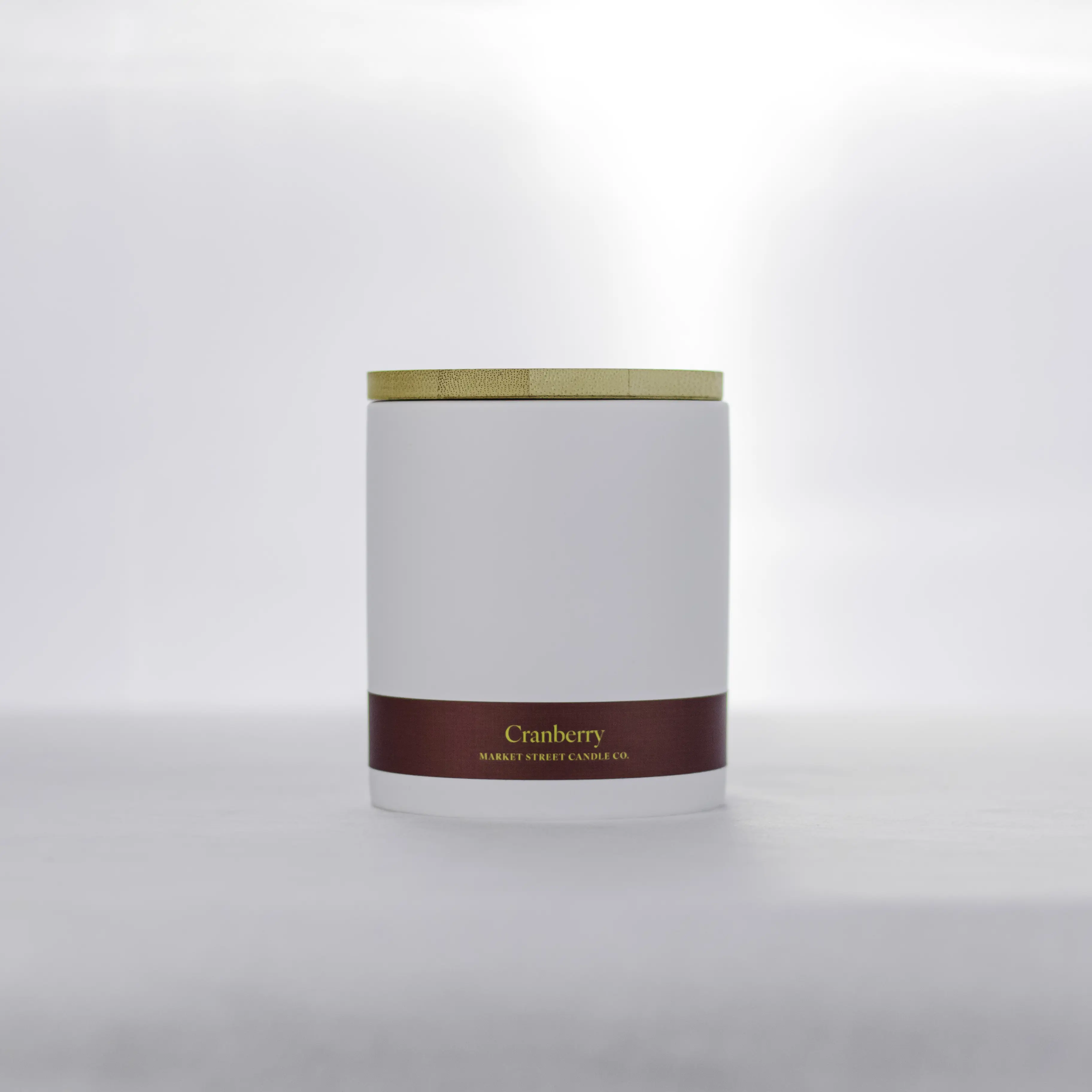 12oz Cranberry Naturally Scented Ceramic Candle