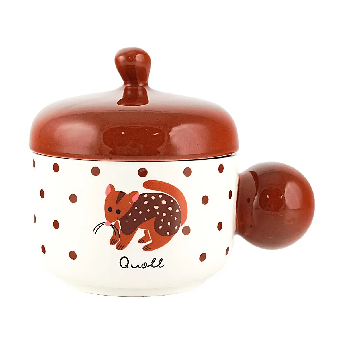 GLAZE STORY Caramel Series Ceramic Mug with Lid, Cute Coffee Mouse Design, 13.5oz Kawaii Coffee Cup for Tea, Hot Chocolate, Gift
