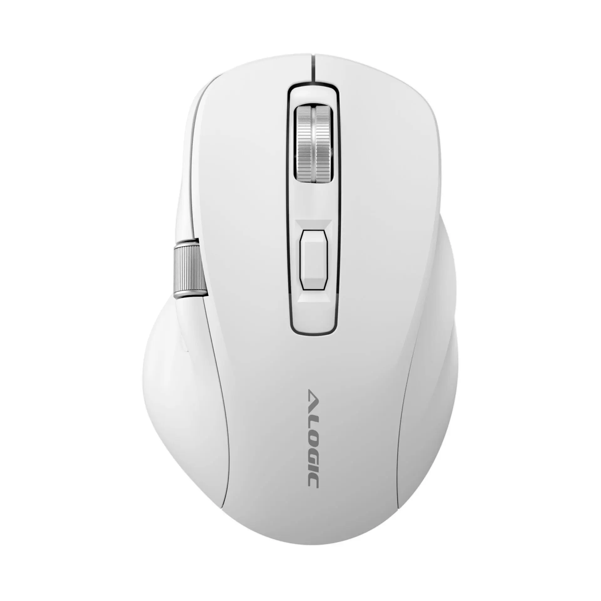 ALOGIC APEX BLUETOOTH USB-C RECHARGEABLE 7 KEYS PROGRAMMABLE MOUSE-WHITE