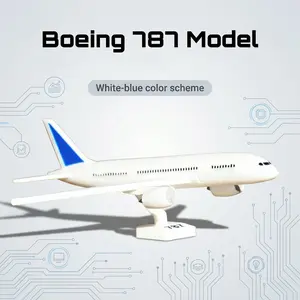 Boeing 787 Aircraft Model Kit, Perfect Gift for Aviation Enthusiasts, Home Office Decor, Military Theme Display, Creative Gift Option