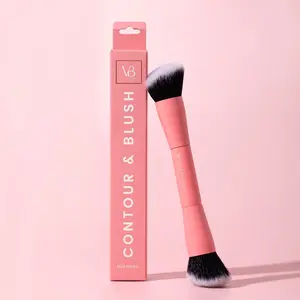 Contour + Blush Duo Brush for Precise Application