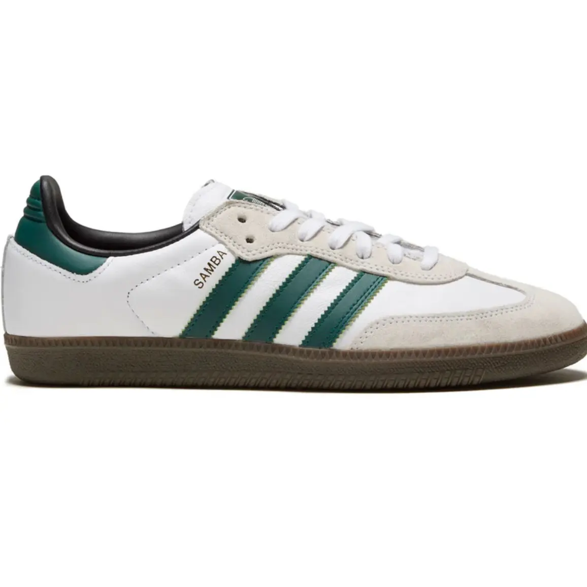 Adidas Samba ADV Mens Sneakers White Collegiate Green GY6940 Low Top Casual Skate Shoes Retro Lifestyle Trainers