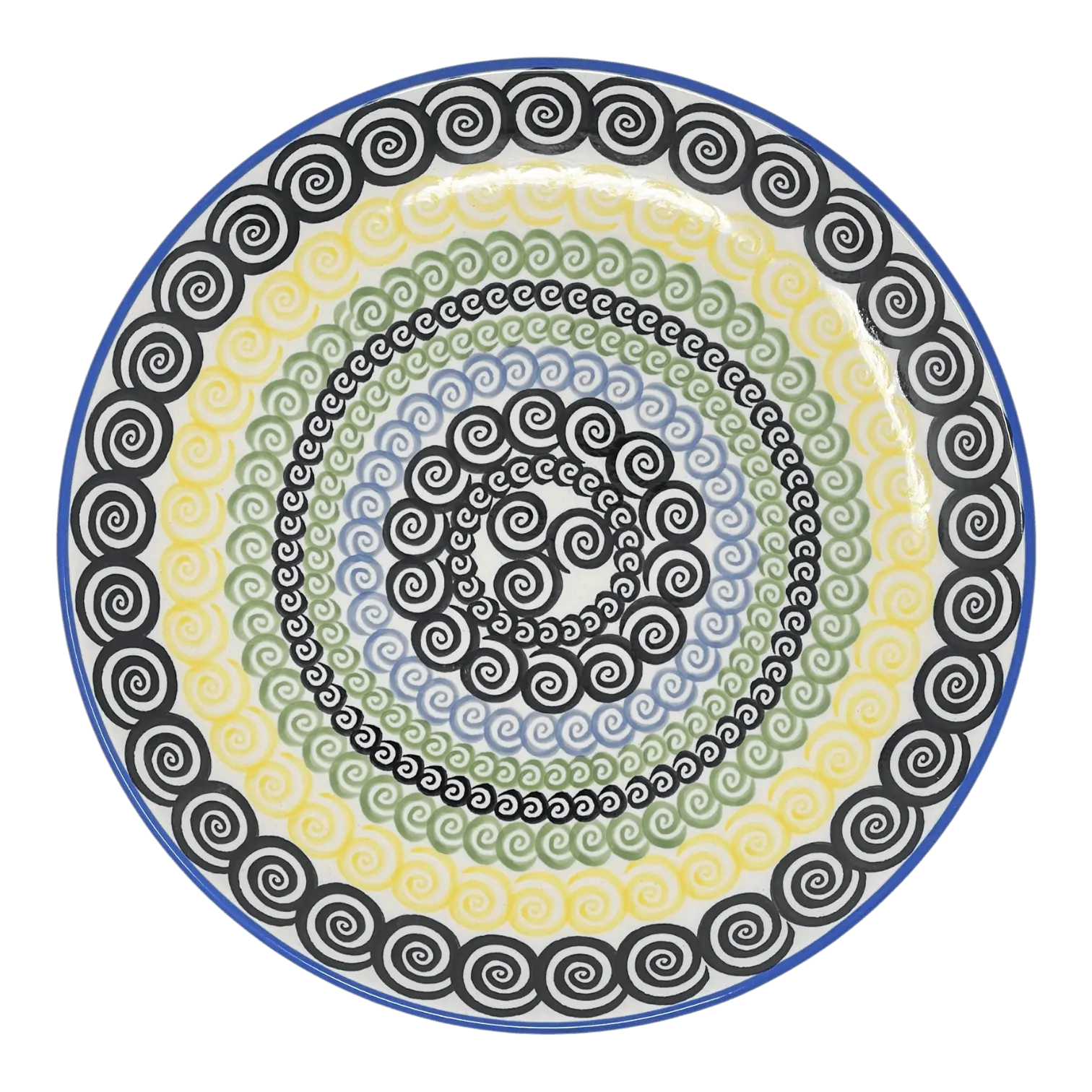 Plate, Round, Dinner, 10" in "Hypnotic Night" by Manufaktura | T132M-CZZC