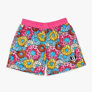 59Ice Cream Pattern Mesh Sh0rts Youth Adults, 5" Athletic Shorts, Lightweight Breathable Summer Gym Sh0rts, Casual Sportswear Outfit