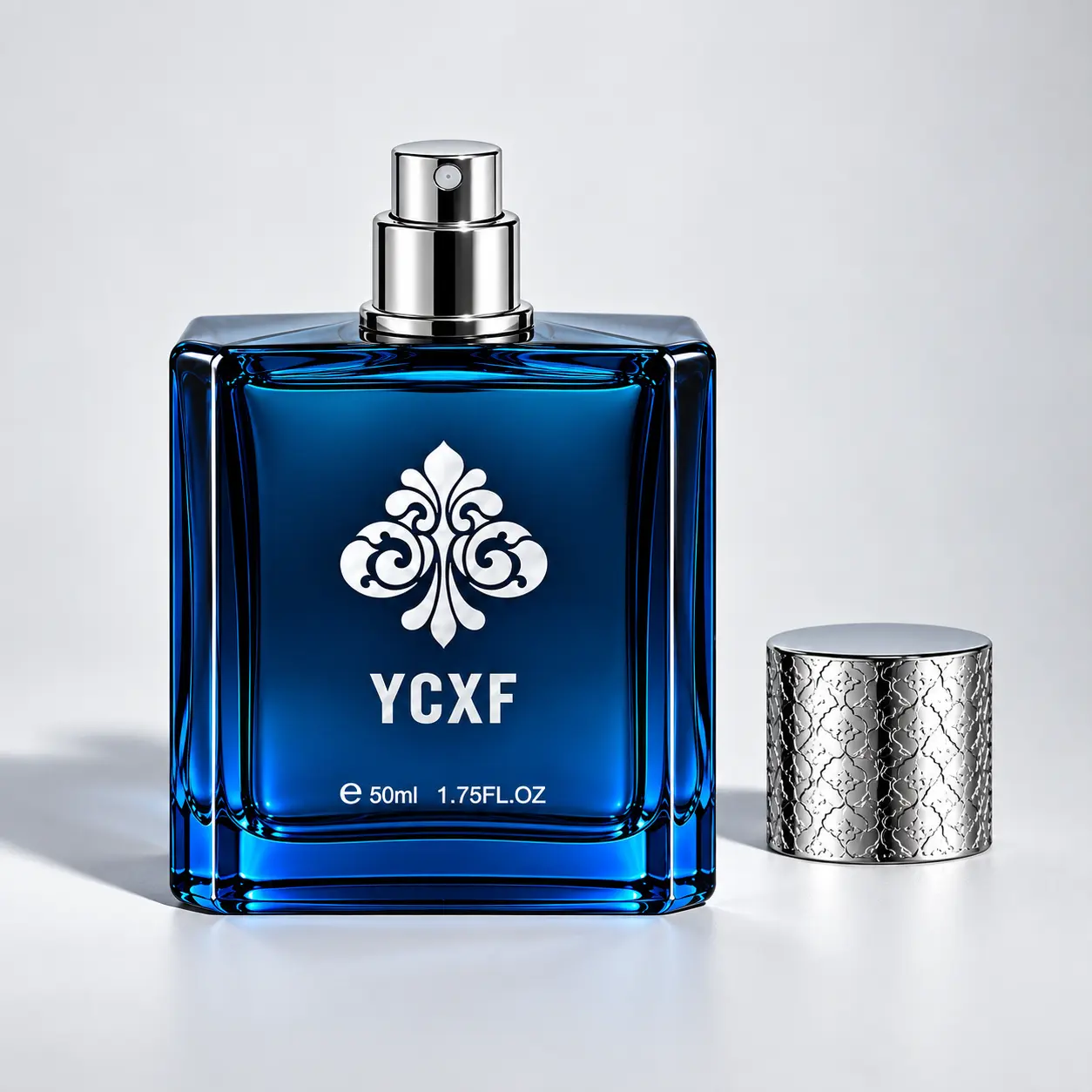 Dual Flame & Marine Eau de Parfum Set, 1.75 fl oz Each - Warm Spicy Woody, Fresh Aquatic Woody Scents, Magnetic, Long-Lasting for Dates & Daily Wear, Inspired by Passionate Spark & Cool Sea Breeze