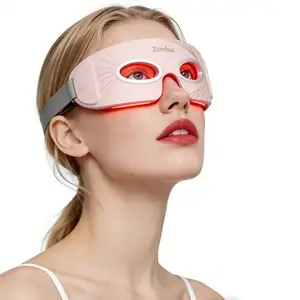 Zerelux red light therapy eye mask, three modes, 850nm near-infrared light, 450mAh portable rechargeable, can effectively improve dark circles, eye bags, and crow's feet
