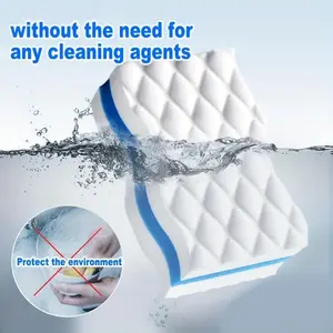 Multi-layer compression Professional Nano Sponge Eraser - Clean, Disposable, Multi-Use, Magic Sponge Block for Effortless Cleaning in Kitchen, Dishwashing, Shoe Polishing, Car Interior Detailing