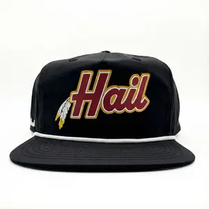 BLACKOUT ROPE HAT: BURGUNDY