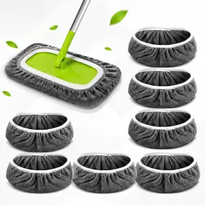 4/8/12 Pieces of Super Absorbent Mop Cloth, Dust Removal Mop Head, Suitable for Kitchen, Bedroom, and Commercial Use Home Cleaning Bundle
