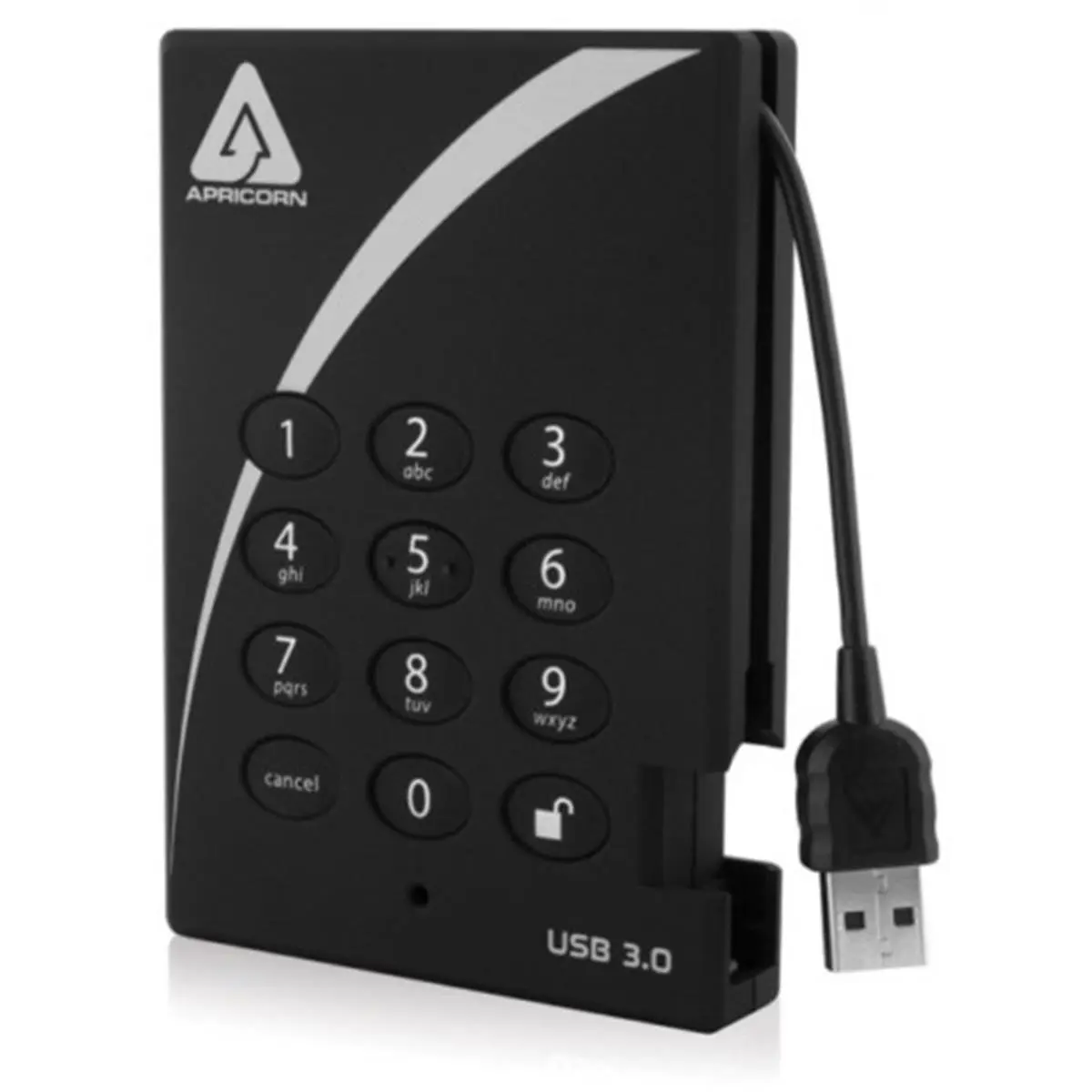 212 MAIN AES-XTS Secure Padlock Hard Drive, 2TB Data Storage Device, USB 3.0 Interface, for Computers & Office Equipment