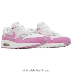 Max 1 GS Pink Foam Training Pink White Sneakers