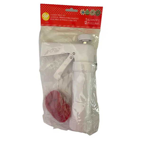 Wilton Christmas Cookie Press Set – 12 Discs (Model 2104-0-0028)