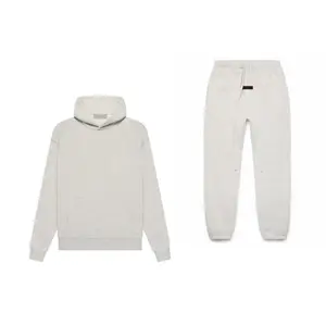 Combo / Light Oatmeal SS22 Hoodie & Sweatpants for Men Women Unisex oversized fits designer Comfortable Casual Wear Set Top