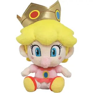 Little Buddy LB Super Mario All Star Collection 1249 Baby Peach Plush, 6 Inches