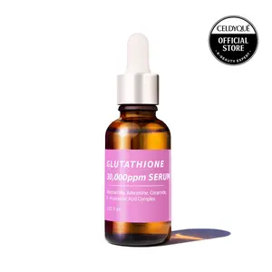 Glutathione 30,000ppm Serum – Even Skin Tone & Radiance | Dark Spot Care | Niacinamide + Ceramide + Hyaluronic Acid | K-Beauty | CELDYQUE