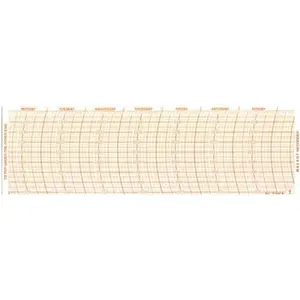 212 MAIN MILBR Barograph Paper, Compatible with 400/410 Models, 2-Year Supply, Includes Dimensions