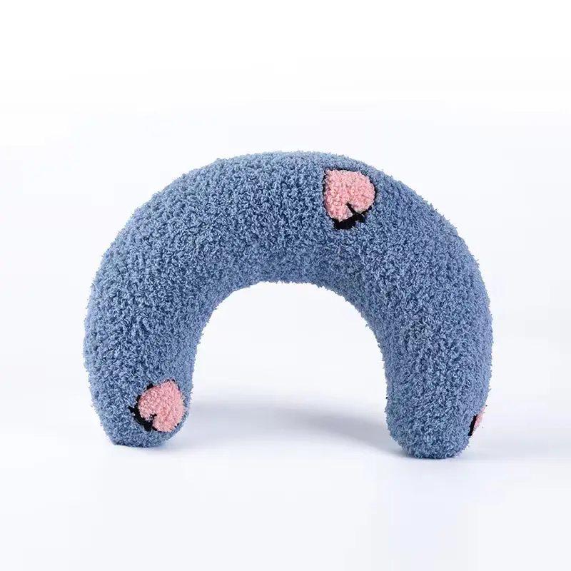 Little Pillow for Cats Fashion Neck Protector Deep Sleep Puppy U-Shaped Pillow