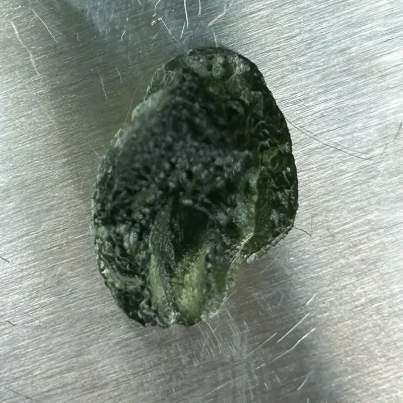 Genuine Raw Czech Moldavite Tektite Crystal – 2.0g Pristine Chlum Collector Grade... random crystals